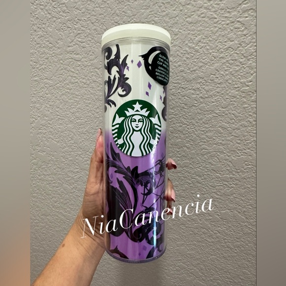 Other - Starbucks Purple/White Glow in the Dark 16oz Tumbler